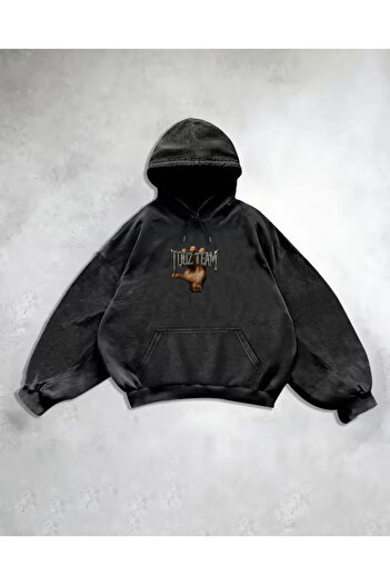 Touz Moda Touz Team Ретро принт Вінтажна худі з капюшоном