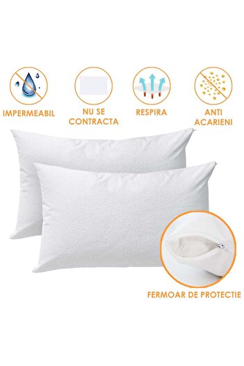 Pernador Pernador waterproof pillowcase, terry with cotton, 60x60 cm