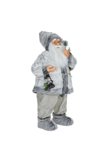 OEM Realistic decorative Christmas figurine, size 80 cm, Santa Claus in White suit