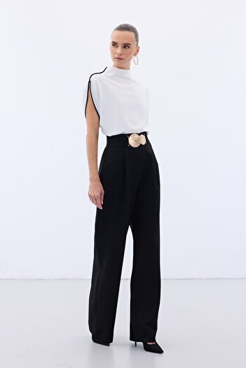 Sateen Accessory Pants - Black