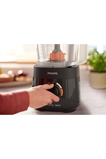Philips HR7301/91 Multiprocessor Food Kitchen System Includes Blender (750W 4-in-1) Processor, Blend