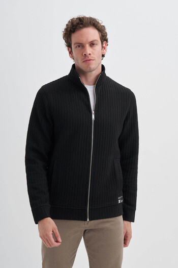 Cazador Black Men's Cardigan 50330