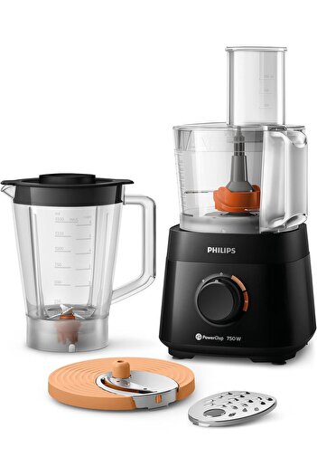 Philips HR7301/91 Multiprocessor Food Kitchen System Includes Blender (750W 4-in-1) Processor, Blend