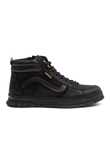 Bulldozer Nubuck Μαύρες Ανδρικές Μπότες & Μποτάκια 260211