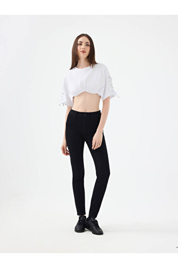 Loft Natalie Skinny Fit Black Women's Jean Pants Lf2037054