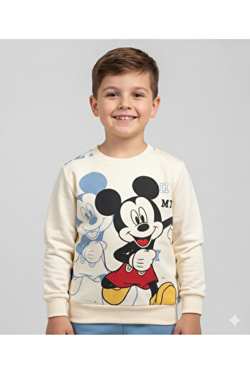 KGN GİYİM Boy's Seasonal Top and Bottom Tracksuit Set