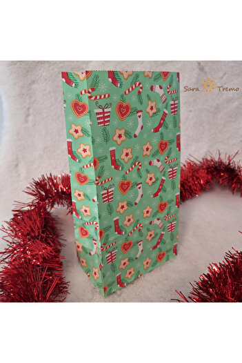 saratremo Set of 2 Christmas paper bags - ideal for Secret Santa