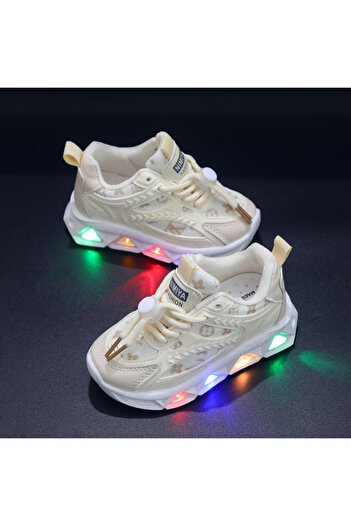 Bebelul IVOIRE sneakers with lights - Lore