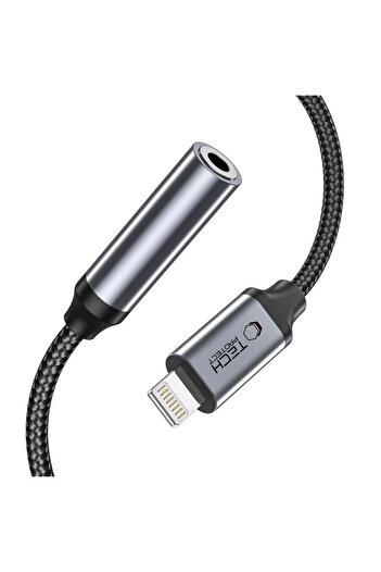 Other Adapter przejściówka iPhone Lightning - mini jack 3.5mm - czarny