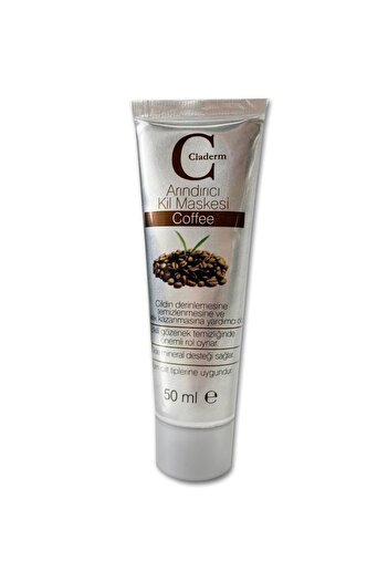 Claderm Pure Clay Face Mask with Coffee Extract 50ml (Original Products)