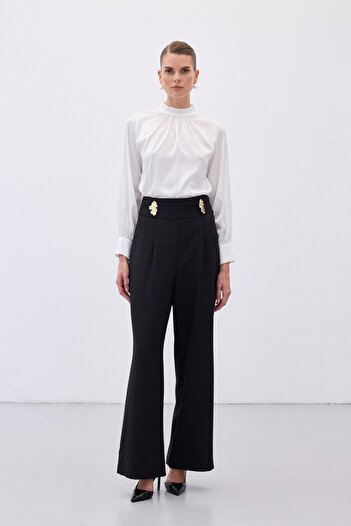 Sateen Bel Accessory Pants - Black