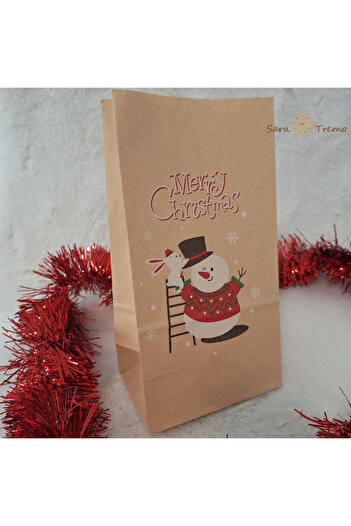 saratremo Secret Santa Christmas Bag – kraft paper
