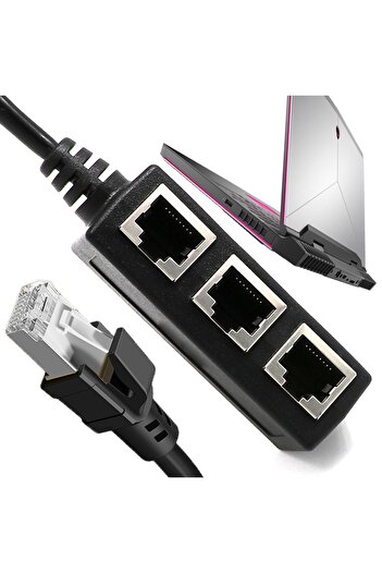 Other Hub rozdzielacz sieciowy RJ45 3x LAN