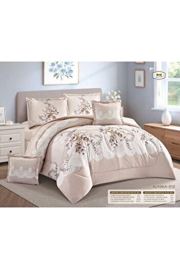 Moon Winter bedspread, Nafrouns, fixed filling, patterned, velvet, on soft fur, dimensions 170 x 220