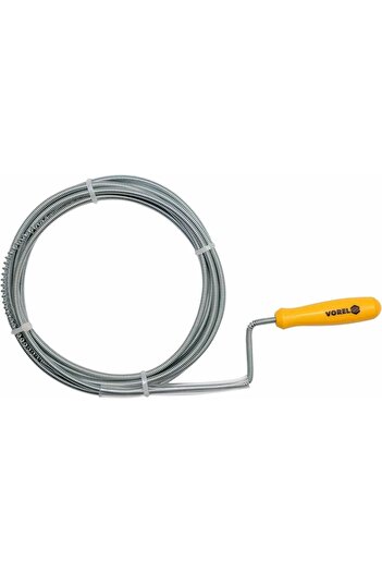 Vorel Snake for Unclogging Pipes 1.5 M, 5 Mm