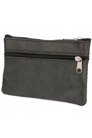 Other KEY CASE large three-compartment key case flat long spacious wallet