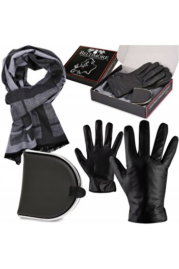 Other Men's wallet scarf gloves Beltimore set