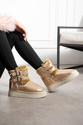 pasyone Gold Women's Stylish Daily Boots