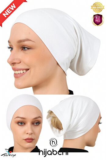hijabchi Boneta practică pentru țeavă - Boneta cu spatele deschis - Viscoză Lycra -