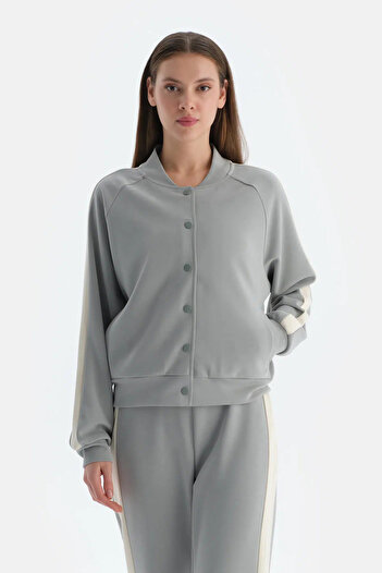 Dagi Ada Tea Women's Modal Blend Buttoned Jacket