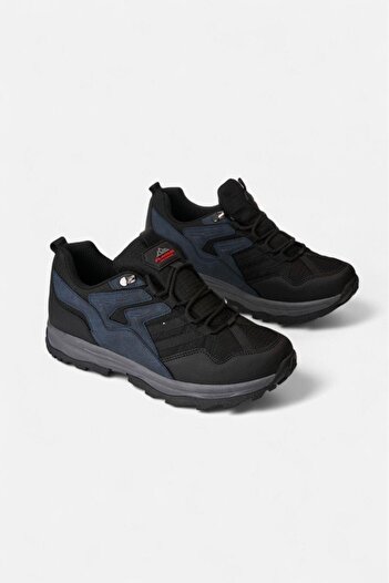 NUA Plarium 335 Orthopedic Winter Men's Shoes – Non-Slip Sole, Comfortable Fit - Navy Blue - 40