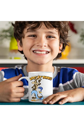 OEM Cartoon Coyote Ostrich Mug