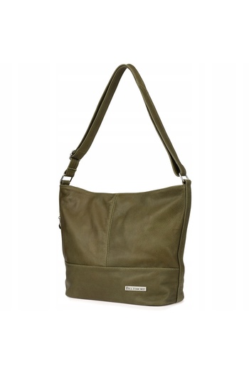 Other Two-compartment leather women's messenger bag