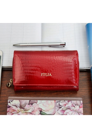 Other Women's red leather wallet LEATHER large