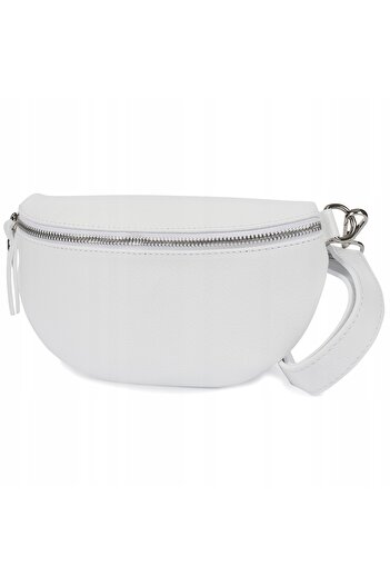 Other Women's Italian Leather Waist Bag, Adjustable, Roomy