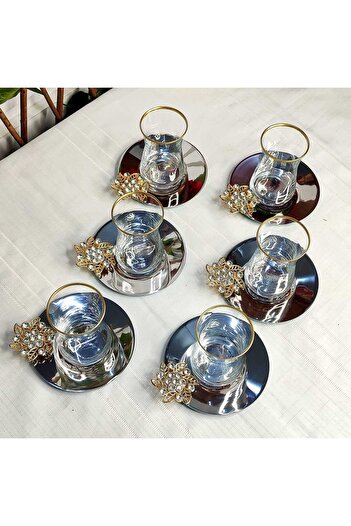 Paşabahçe Tea set 12 pieces