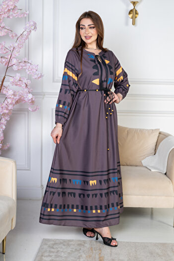 Ron Long printed jalabiya