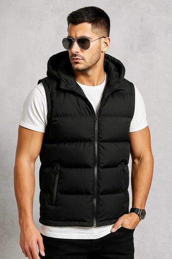 Last fashion New Season Waterproof Hooded Inflatable Vest
