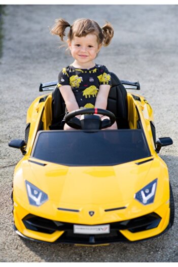 Lamborghini Electric car, Aventador SVJ, with remote control, 12V