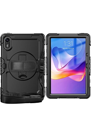 m.tk moveteck Xiaomi Redmi Pad 2 11 Inch 2025 Compatible Tablet Case Protective Stand with Strap Defender Armor Tank Cover