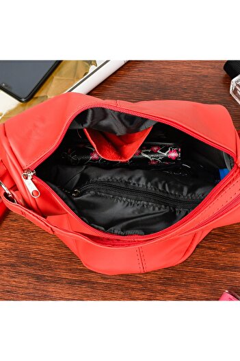 Other Red Women's Leather Backpack Beltimore Handbag