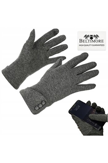 Other Women's navy blue fleece gloves BELTIMORE
