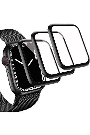 Generic Three Pieces of Watch Screen Protector Compatible with Apple Watch SE 3, 44mm