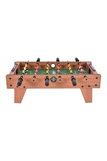 GOLD MARKET Football Table with 6 Handles and Legs, Metal, Wood and ABS, Field and 18 Players, Scoreboard
