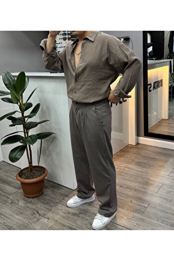 BYATA MENS STYLE Мъжка овърсайз риза