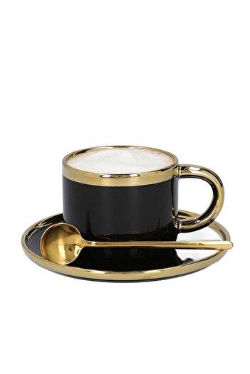 Other Cup | SINNES | black with saucer and spoon | 0.20 l | 978061
