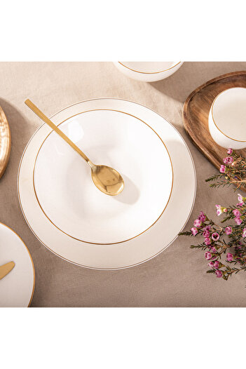 Other Plate | AURO | deep with gold rim | 21 cm | 992012