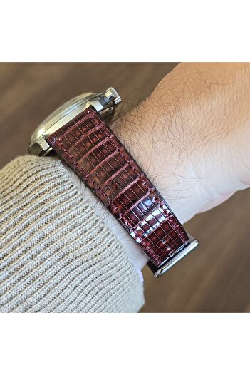 Onywatch 20mm Real Leather Iguana Watch Band 20mm Leather Watch Band 20mm Band 20mm Watch Strap