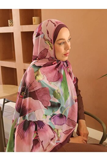 Modakaşmir Livora Pattern Cotton Shawl