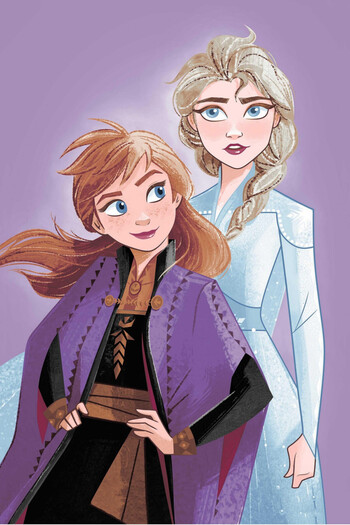 Frozen Disney Frozen Microfleece Blanket Purple 100x150cm