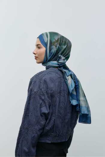 Modakaşmir Natura Pattern Bamboo Shawl