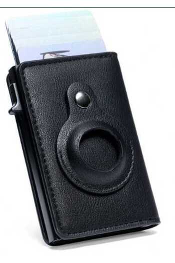 Ti Cardholder AirTag Slot Black