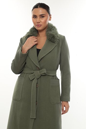 Cristina Plus Size Fur Coat