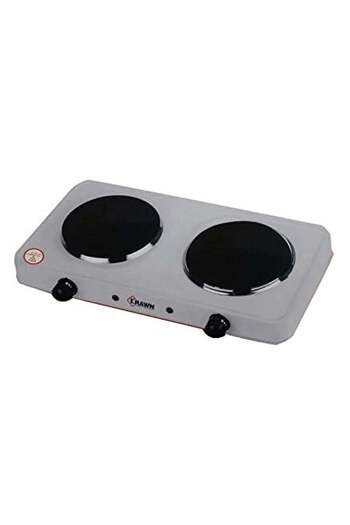 KRAWN Electric Stove 2 Stone (White) KW-6223