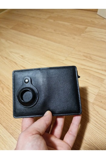 Ti Cardholder AirTag Slot Black
