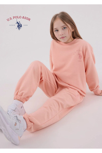 U.S. Polo Assn. Girl's Cotton & Licensed Tracksuit Set L1.Usp.231.0.001